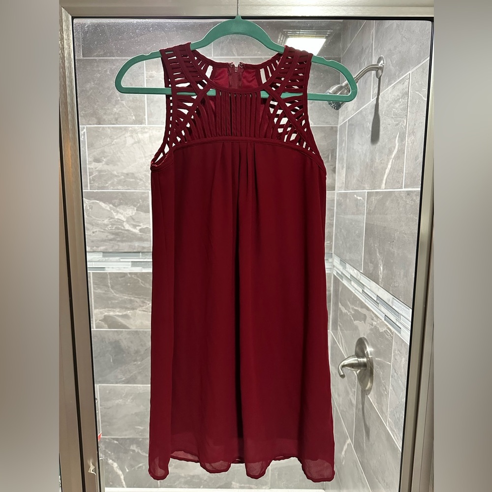 Burgundy Dress